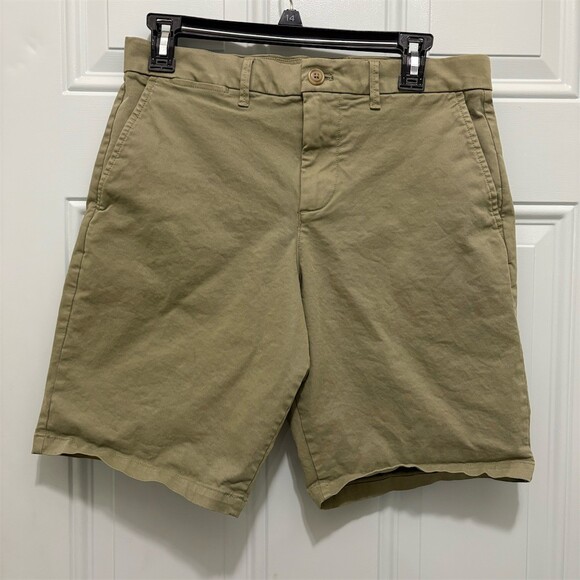 GAP Other - GAP Khakis Men's Chino Walking Shorts Green Flat Front Size 29 Casual